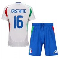 Italien Bryan Cristante #16 Udebanesæt Børn EM 2024 Kortærmet (+ Korte bukser)